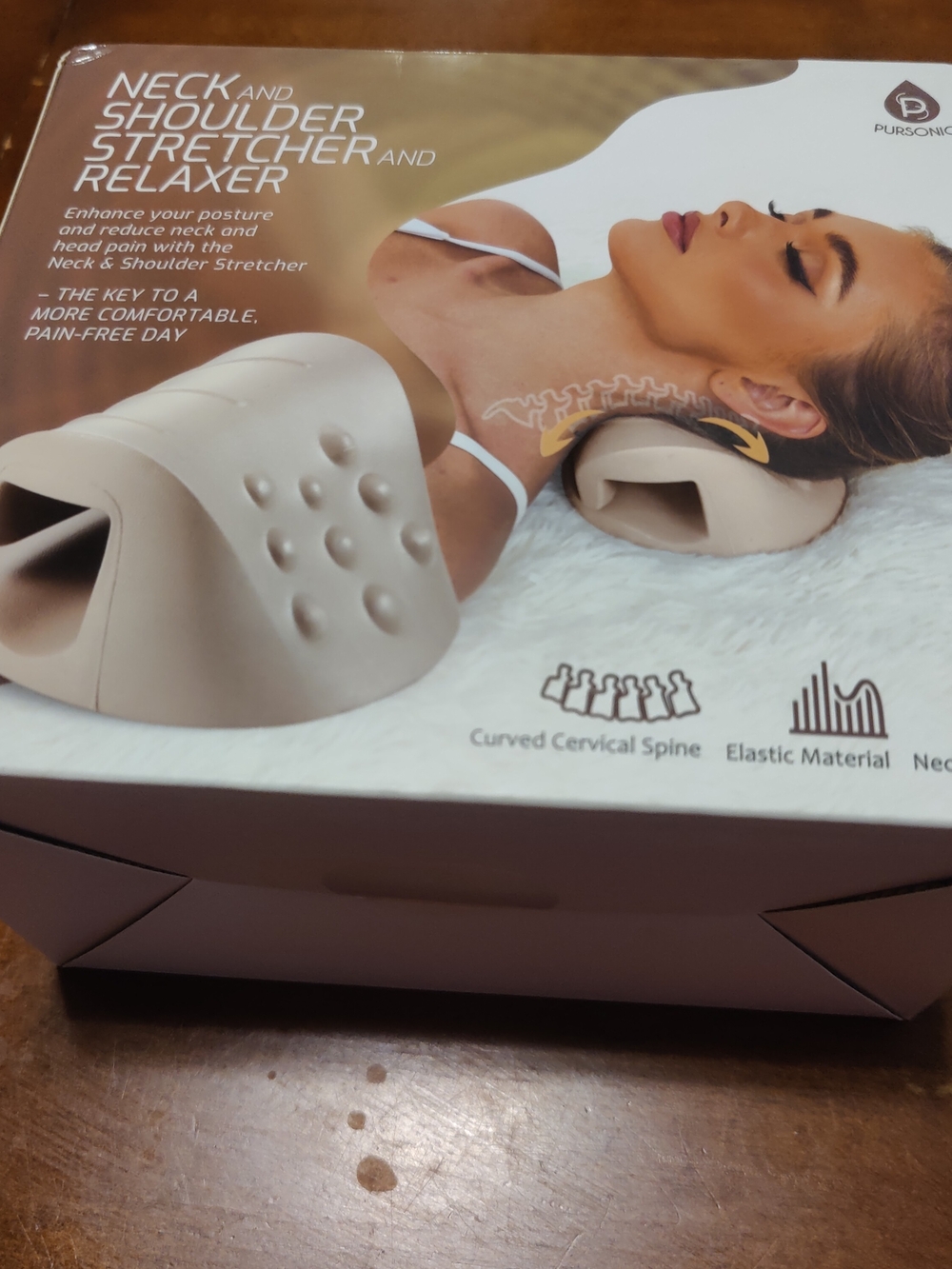 NEW Neck and Shoulder Stretcher and Relaxer - Beige